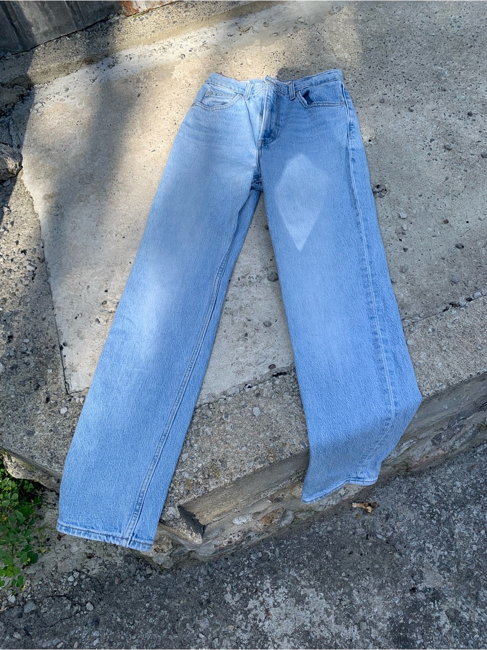 Levi's 70s High Straight Leg High Rise Light Wash Jeans W25 L29